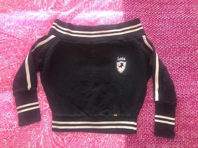 Milanuncios - Sudadera negra Lois T S