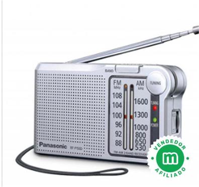 Radio De Bolsillo Sony ICF-S10MK2 AM/FM 1.5V -Plateado
