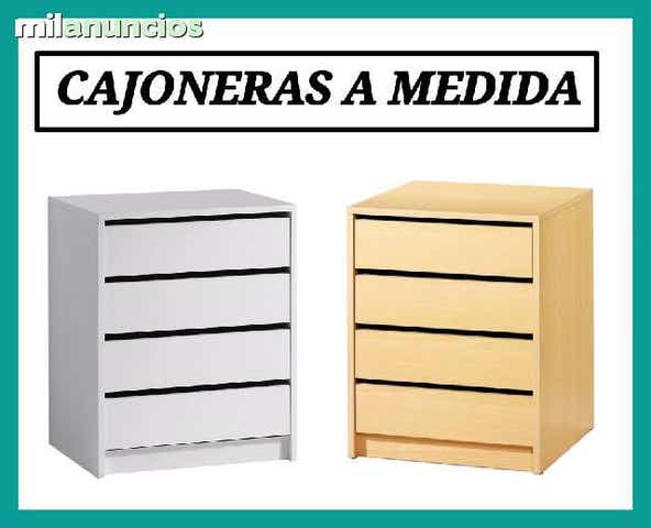 - Modulos cajoneras para armarios