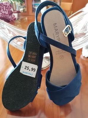 Sandalias azul marino online marypaz