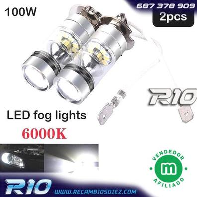 Bombillas H7 LED 4000 lm 35 W sustitución para bombillas halógenas y xenón  luces super brillantes bombillas para coche 6000k : : Coche y moto