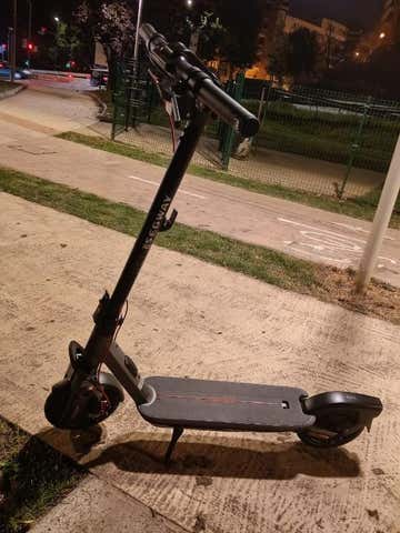 Milanuncios - Patinete eléctrico negro LED