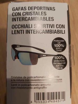 Gafas deportivas con cristales intercambiables