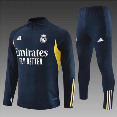 Conjunto Entrenamiento Real Madrid 2021/22 Niño (Chándal de Media  Cremallera + Pantalón)