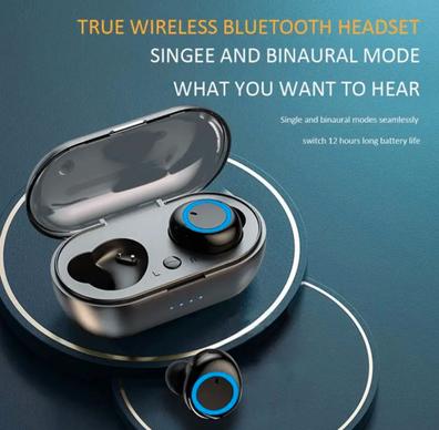 Auriculares Bluetooth 5.3 con banda para el cuello, auriculares  inalámbricos intrauditivos con pantalla digital, modo de juego, 7 modos de