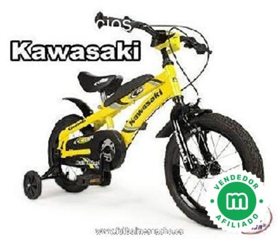 Bicicleta best sale kawasaki niño