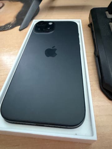 Milanuncios - iPhone 15 negro en caja original