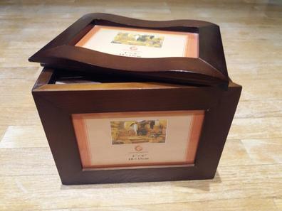 Cajas de madera para fotógrafos, cajas de madera para álbum y láminas