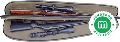 Articulos de Caza Funda Acolchada para Rifle con Visor y Bolsillos para  Llevar cañón Extra (8333-115cm, marrón Oscuro) : : Deportes y aire  libre