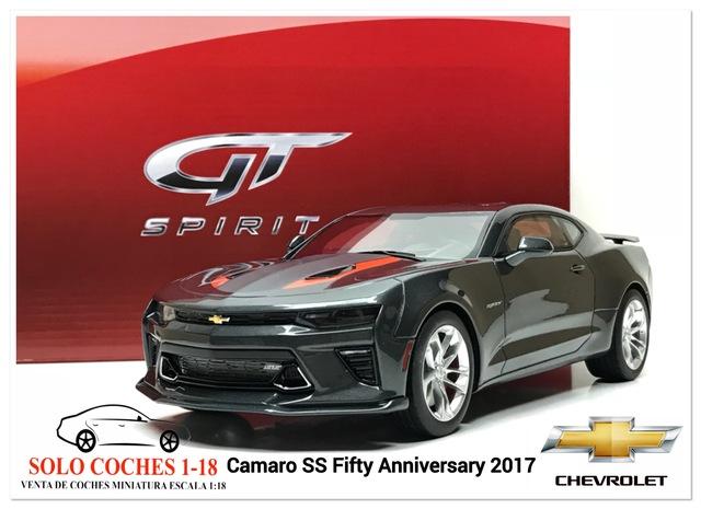 Milanuncios - 1:18 Chevrolet Camaro SS 2017 Gris