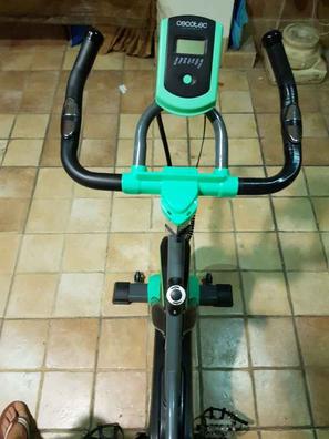 Cecotec Bicicleta Estática Plegable con Volante de Inercia X-Bike, Sistema  Silence Fit, Con y Sin Respaldo, Manillar y Sillín Regulable, Pulsómetro