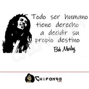 Milanuncios - pegatina vinilo bob marley frase