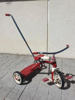 Carretilla de juguete al aire libre para niños de doble rueda Carretilla de  metal con asas cómodas para jardín - Rojo/Verde