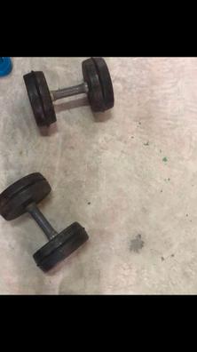 SET MANCUERNAS AJUSTABLES 30 KG FIERRO CROMADO CON EXTENSOR