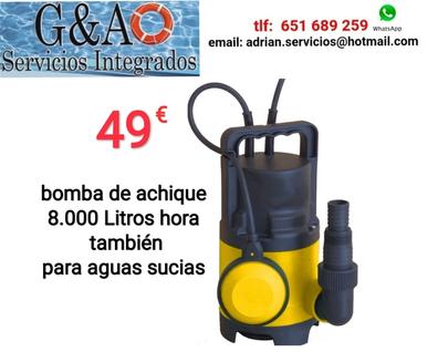 Bomba de achique Muebles y accesorios de jardinería de segunda mano baratos  en Murcia Provincia