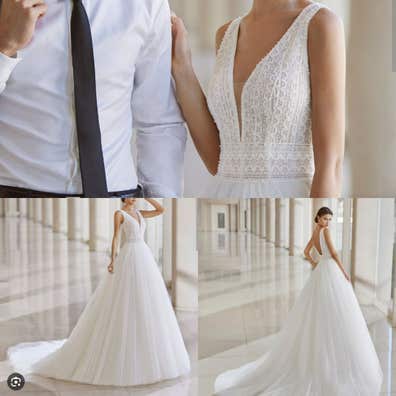 Pedreria Vestidos y trajes de novia de segunda mano baratos en
