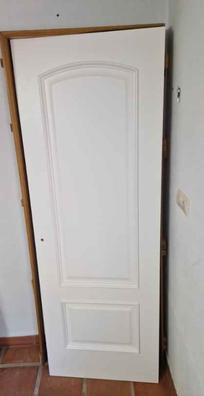 Puerta interior LOR lacada blanco 72,5 cm derecha maciza con tapajuntas
