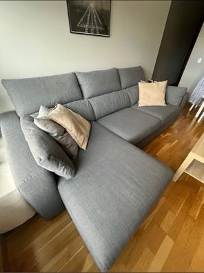 VIMLE funda para sofá de 4 plazas, +chaiselongue/Hillared azul oscuro - IKEA