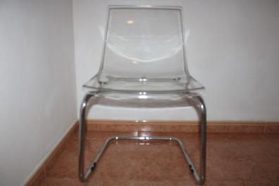 TOBIAS Silla, transparente, cromado - IKEA