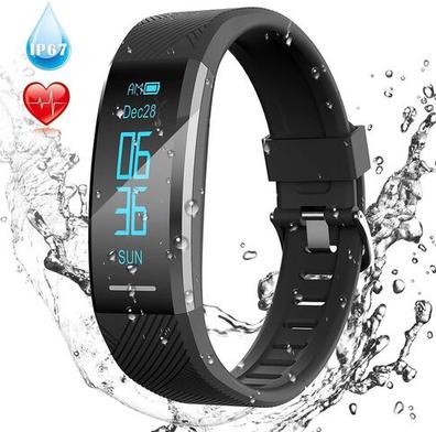 M6 - Reloj inteligente de fitness con contador de pasos, calorías,  cronómetro, monitor de frecuencia cardíaca, rastreador de sueño, reloj  inteligente