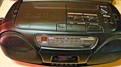 Panasonic RX-D29 CD Radio Cassette with MP3 Playback, AM Tuner Presets 12,  FM Tuner Presets