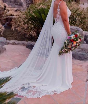 Vestido novia corte evase Vestidos y trajes de novia de segunda