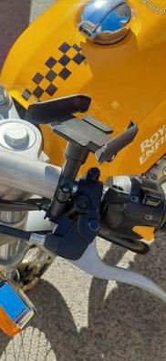 Soporte Smartphone para Moto/Scooter Impermeable Sujeción al Retrovisor,  Gira 360º – Negro - Spain