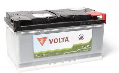 Bateria Solar para Automóvil de turismo 120Ah C100 - Borne +Dcha - Medidas  Largo 353 x Ancho 175 x Alto 190 mm. con 2 años de Garantía - Fabricación  Europea. : : Coche y moto