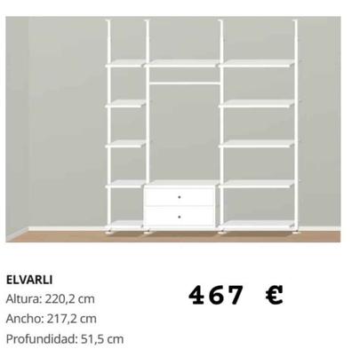 Estructura armario Ikea Elvarli de segunda mano por 500 EUR en