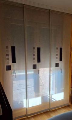 Riel cortina panel japonés de segunda mano por 30 EUR en Purchena en  WALLAPOP