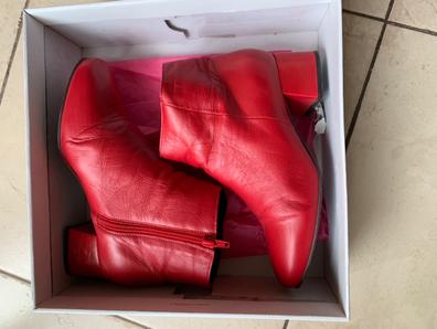 Botines rojos marypaz Zapatos y calzado de mujer de segunda mano