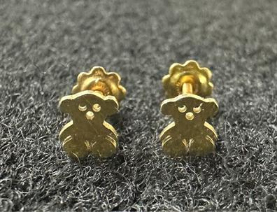 Pendientes oso tous online oro bebe