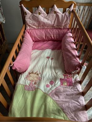Colcha y chichonera pique para cuna de segunda mano Milanuncios
