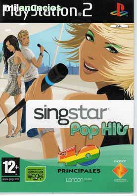 Console Playstation 2 + Singstar Pop Hits 3 + Microphones
