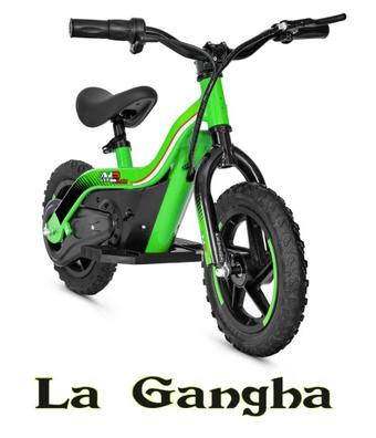 Bicicleta Eléctrica Infantil IMRacing 100w 24V 4Ah Blanca. Ruedas 14