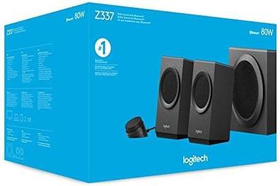 Logitech Altavoces Z333 2.1 – Control de volumen de fácil acceso, conector  para auriculares – PC, dispositivo móvil, TV, reproductor de DVD/Blueray y