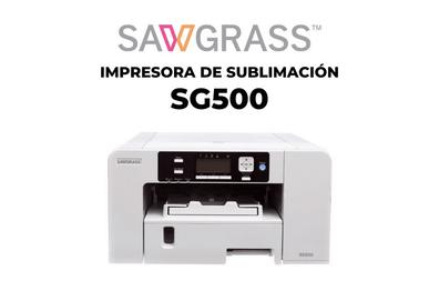Sawgrass Impresora SG500, impresora de sublimación para camisetas, tazas,  vasos, impresora para transferencia de calor, kit de inicio de paquete  SG500