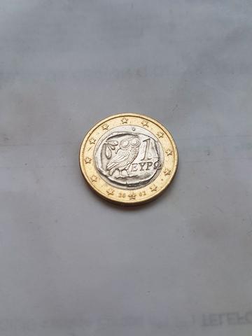 moneda de 1 euro buho de la suerte