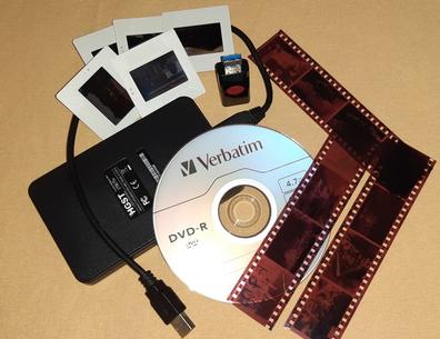 Escáner de negativos/diapositivas + VHS a digital de segunda mano