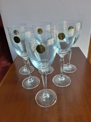 Juego de copas de cristal Bohemia para champagne - 6 unidades