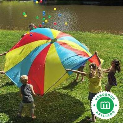 Juegos con paracaídas para fiestas infantiles -AnimacionesinfantilesMadrid