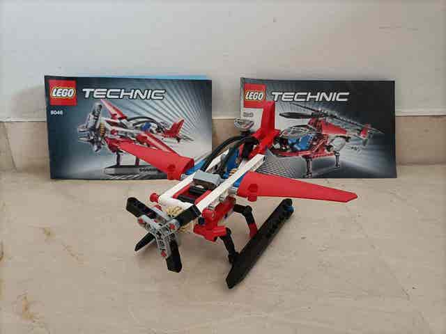 Milanuncios Lego Technic 8046 helicóptero y avion