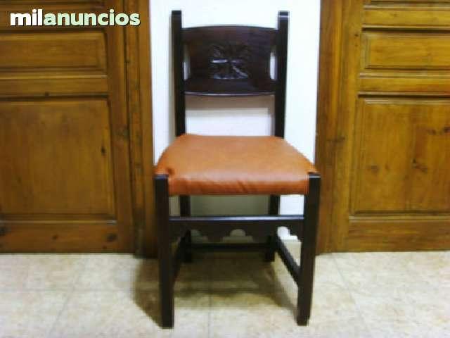 Milanuncios - silla escalera madera maciza RESTAURADA