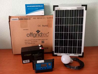 Kit Solar 12v 150w Hora Regulador 20a con LCD