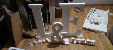 letras gigantes poliespan corcho de segunda mano por 40 EUR en Coín en  WALLAPOP