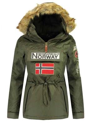 Geographical Norway Mujer Chaqueta Parka Abrigo de Invierno Forrado Cálido