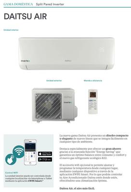 Milanuncios - Aire acondicionado diatsu 4000 frigorias