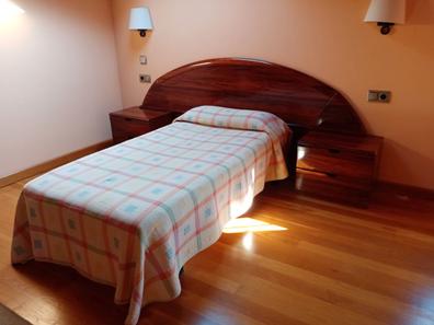Dormitorio Sweet - Cabecero + Dos Mesitas + Cómoda, Válido para Camas De 135,  140, 150 y 160 cm. Acabado Color Artik y Blanco.