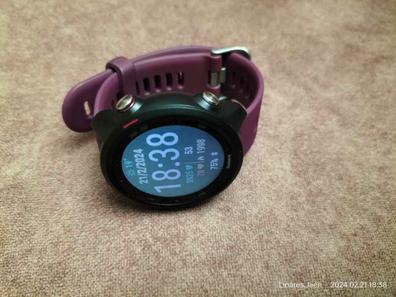 Correas de pulsera para Garmin Forerunner 45 45S, repuesto de silicona para  reloj inteligente, accesorios de Correa de moda con herramienta