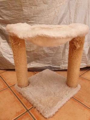 Rascador para gatos con columna de 3 pisos de cuerda de sisal 115